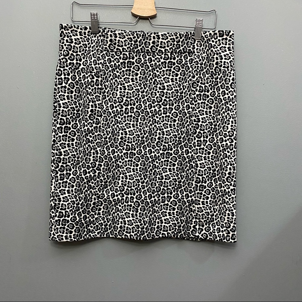 Michael Kors animal print pencil skirt